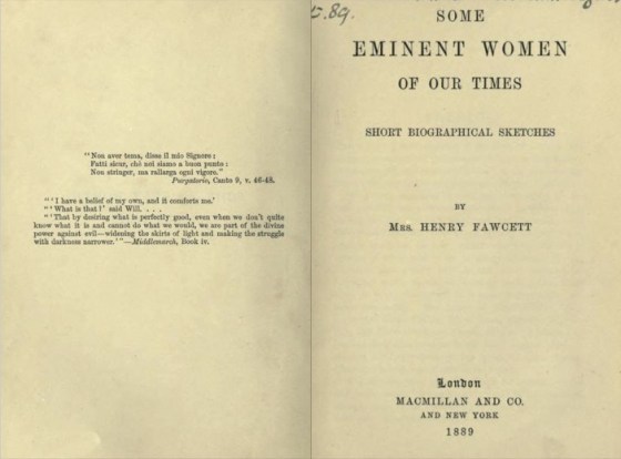 Some Eminent Women of our times