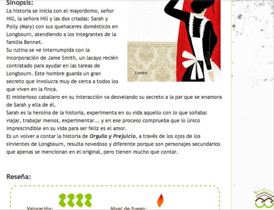 Reseña las sobras de Longbourn