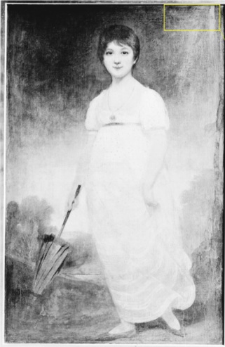 Retrato tomado con una cámara antigua en el siglo XIX 