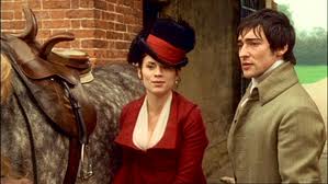 Mary Crawford con la yegua