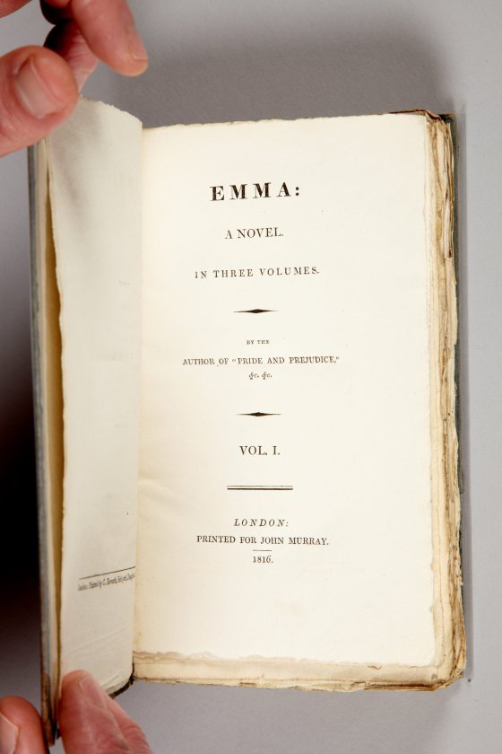A first edition of Jane Austen's Emma, which is worth almost £100,000 at Lucias Books on Fossgate in York 24 December 2014 See Ross Parry copy RPYBOOKS. Don't judge this tiny bookshop by its cover - as inside sits a secret grotto  including signed first editions of the world's favourite classics, and even a signed drawing by JOHN LENNON. Treasure trove Lucius Books in York is passed by thousands of tourists each day, unaware that inside owner James Hallgate sits on a mountain of diamonds - from one of THREE original copies of The Great Gatsby and the first signed copy of Casino Royale given to the man who inspired icon James Bond. Mr Hallgate goes all over the world to amass the collection of valuable tomes that sit inside the small shop a stone's throw from the city centre.His goldmine also includes a signed illustration of John Lennon's character 'Sad Michael' - drawn by the man himself to accompany his short story - which is worth a staggering #25,000. A first edition of Jane Austen's Emma, which is worth almost Â£100,000 at Lucias Books on Fossgate in York 24 December 2014 See Ross Parry copy RPYBOOKS. Don't judge this tiny bookshop by its cover - as inside sits a secret grotto  including signed first editions of the world's favourite classics, and even a signed drawing by JOHN LENNON. Treasure trove Lucius Books in York is passed by thousands of tourists each day, unaware that inside owner James Hallgate sits on a mountain of diamonds - from one of THREE original copies of The Great Gatsby and the first signed copy of Casino Royale given to the man who inspired icon James Bond. Mr Hallgate goes all over the world to amass the collection of valuable tomes that sit inside the small shop a stone's throw from the city centre.His goldmine also includes a signed illustration of John Lennon's character 'Sad Michael' - drawn by the man himself to accompany his short story - which is worth a staggering #25,000.