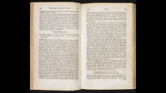 Recensión de Sir Walter Scott sobre Emma, en The Quarterly Review (British Library)