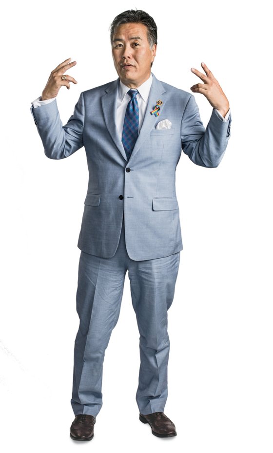 Mark Takano, fotografiado por Stephen Voss para The New York Times